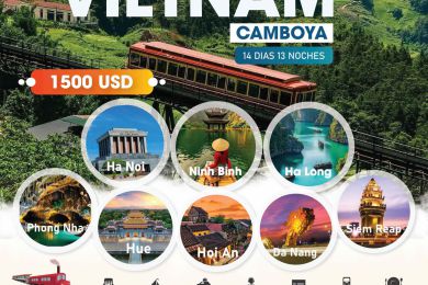  VIAJE PATRIMONIAL EN VIETNAM EN REGULAR -  14 DIAS 13 NOCHES