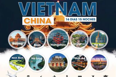  VIAJE POR CHINA Y VIETNAM  EN GRUPO -  16 DIAS 15 NOCHES
